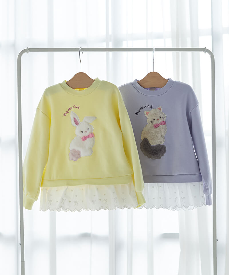 Biquette Clube ふわふわモチーフトレーナー