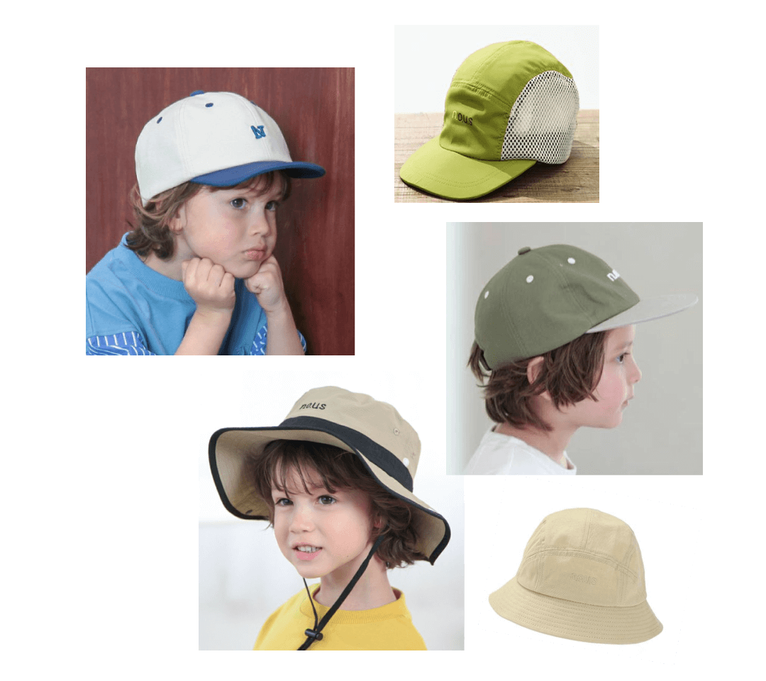 男の子帽子着用画像集