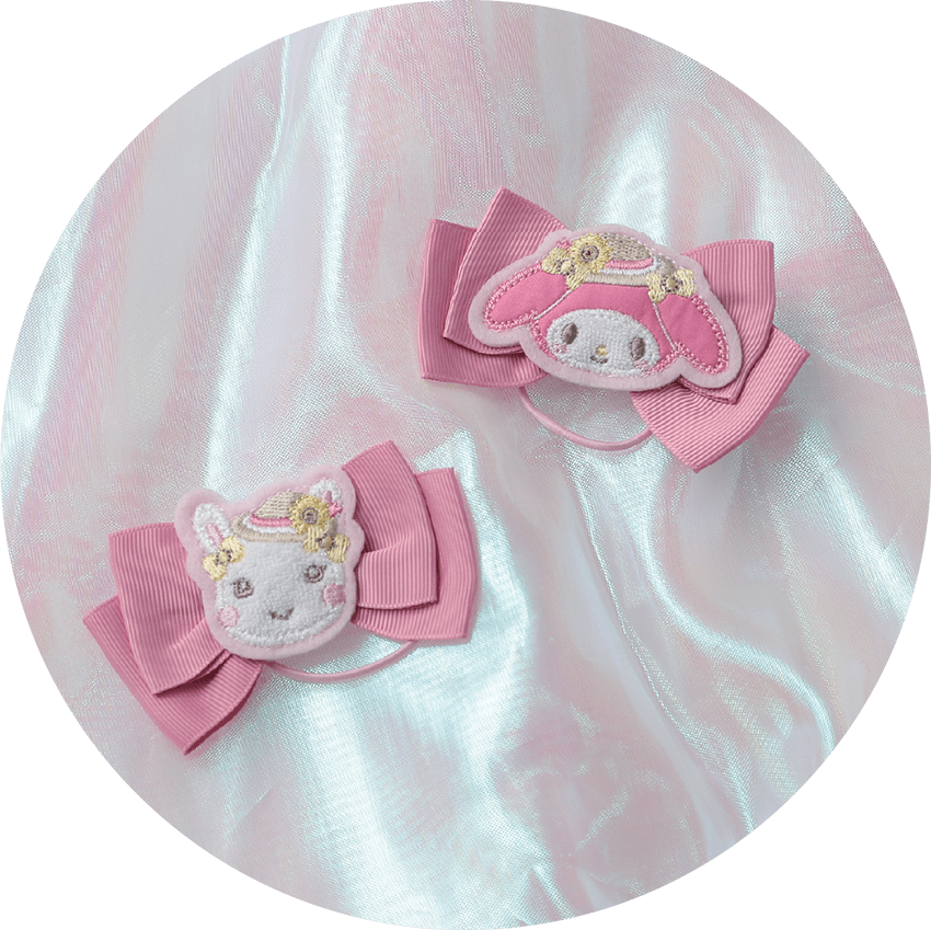 マイメロディリボンヘアゴム