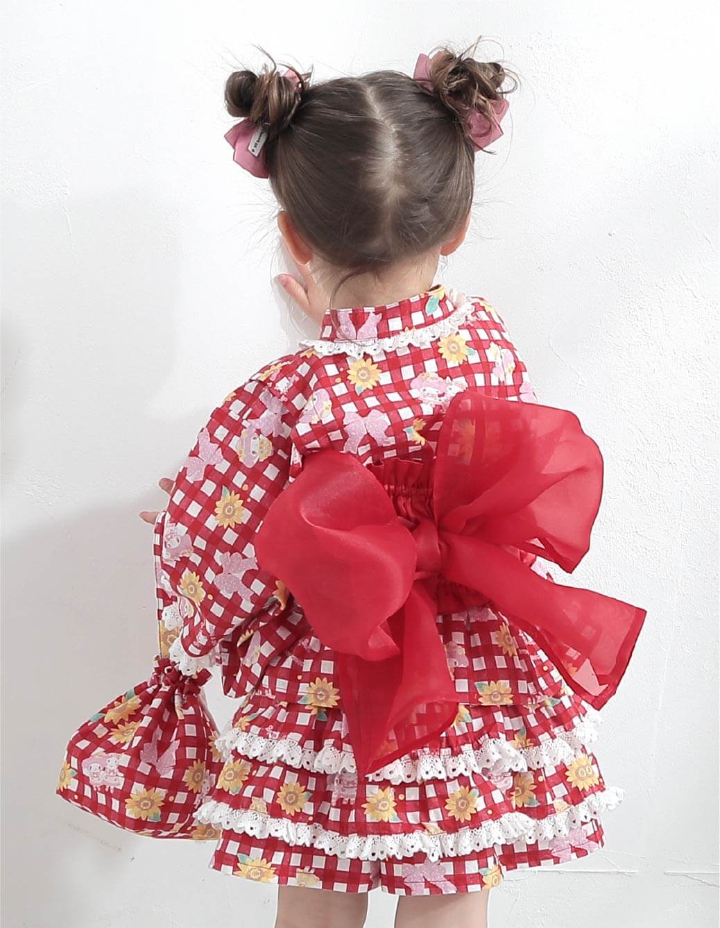 マイメロディ浴衣ドレス４点セット