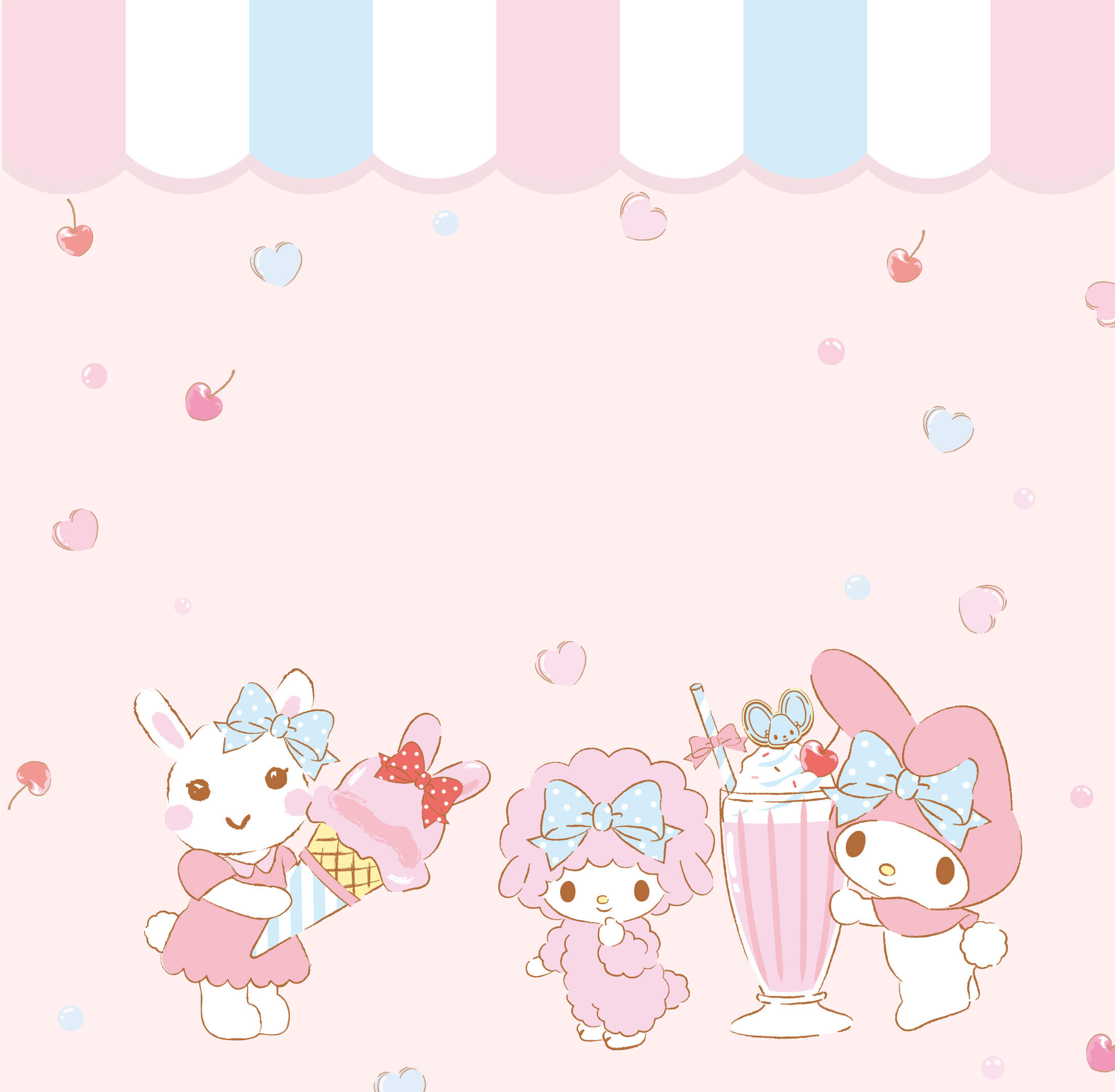 MY MELODY × coeur a coeur