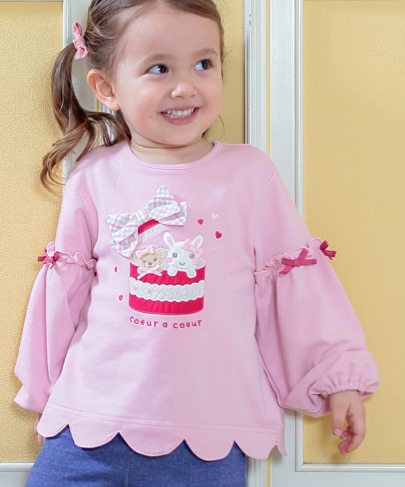 coeur a coeur 裾スカラップトレーナー | キムラタンオンラインストア