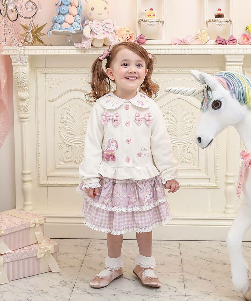 coeur a coeur インナーパンツ付きフリルスカート | キムラタン