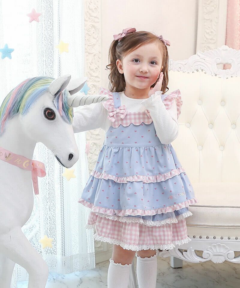 coeur a coeur インナーパンツ付きフリルスカート | キムラタン