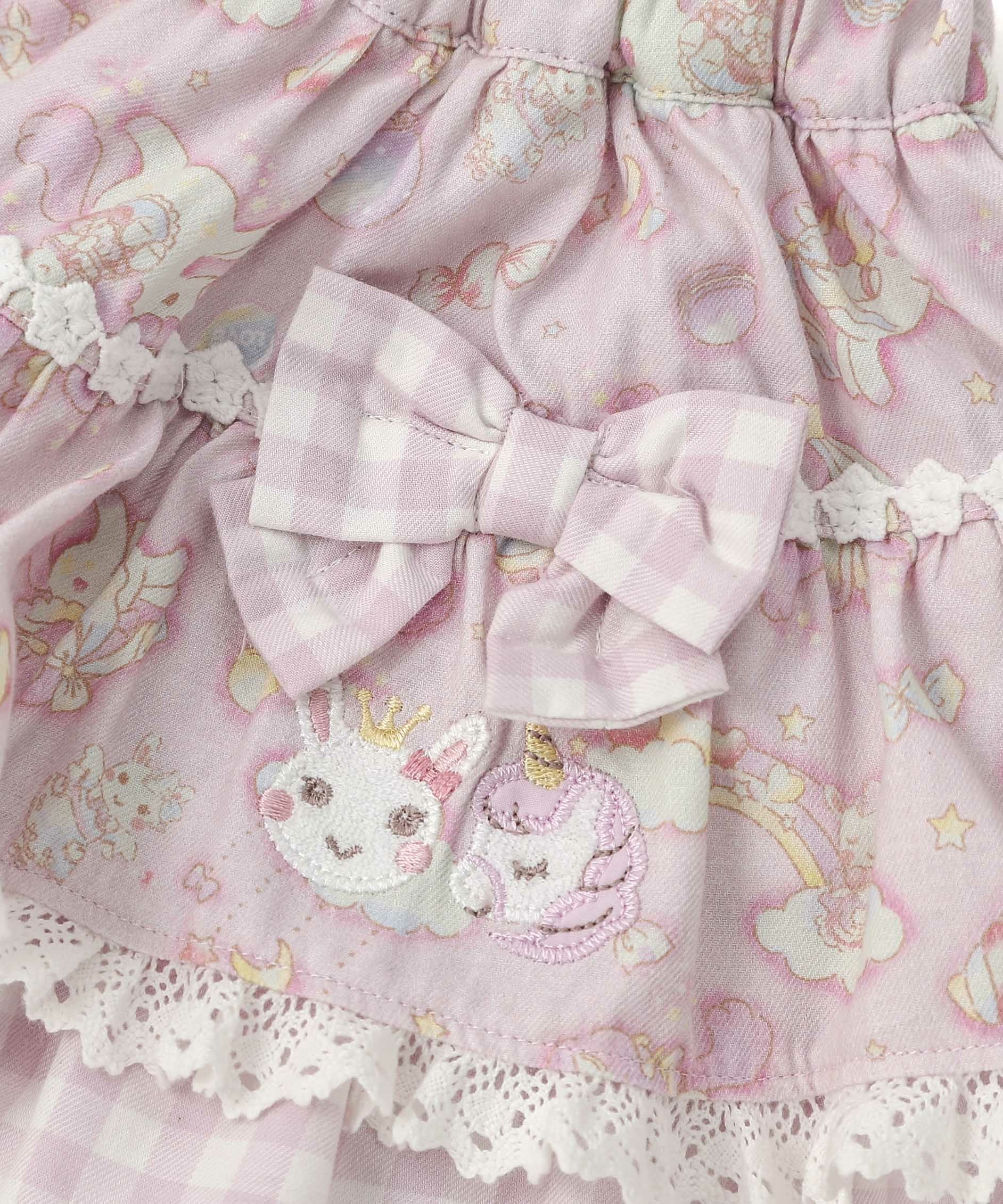 coeur a coeur インナーパンツ付きフリルスカート | キムラタン