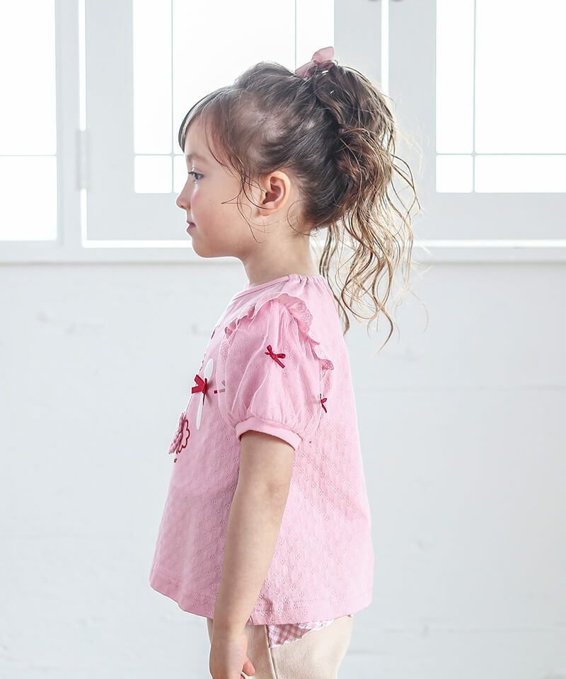 coeur a coeur パフェ刺繍半袖Tシャツ | キムラタンオンラインストア