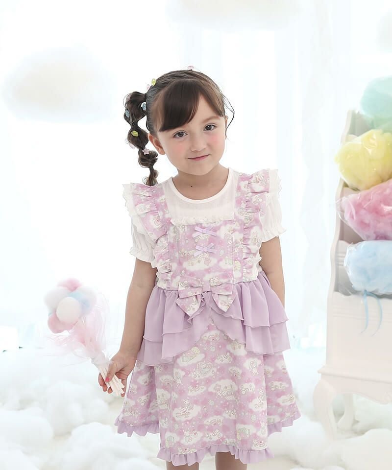 coeur a coeur ボアうさぎちゃんドッキングワンピース | キムラタン