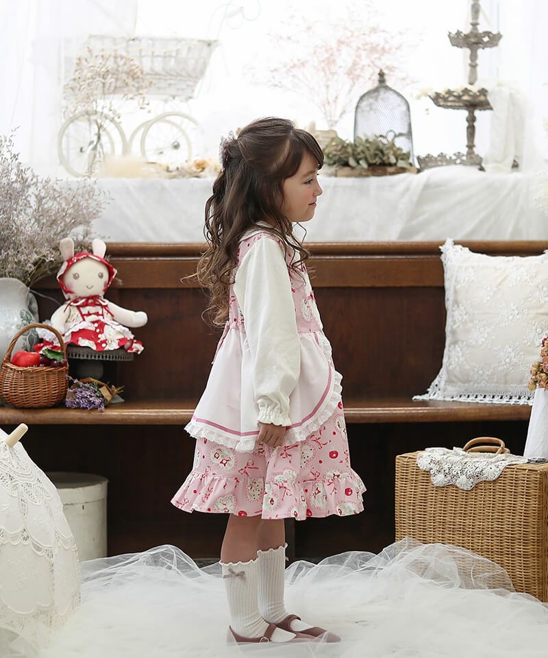 coeur a coeur 赤ずきんプリントワンピース | キムラタンオンラインストア