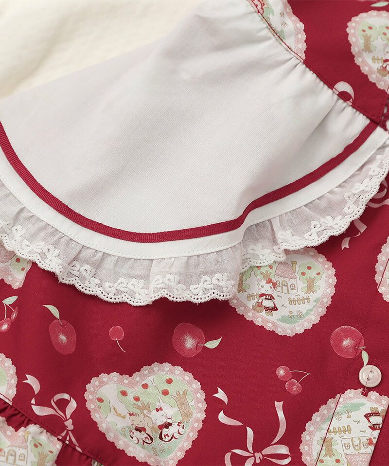 coeur a coeur 赤ずきんプリントワンピース | キムラタンオンラインストア