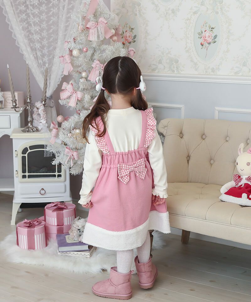 coeur a coeur ボアうさぎちゃんドッキングワンピース | キムラタン