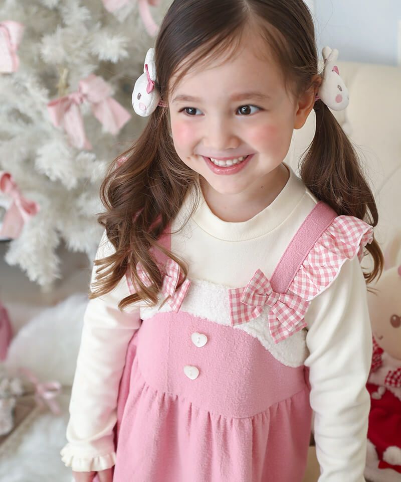 coeur a coeur ボアうさぎちゃんドッキングワンピース | キムラタン