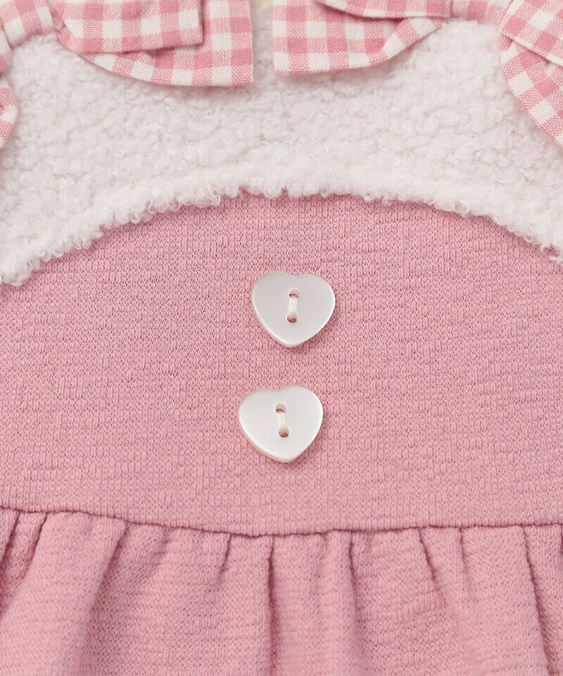 coeur a coeur ボアうさぎちゃんドッキングワンピース | キムラタン