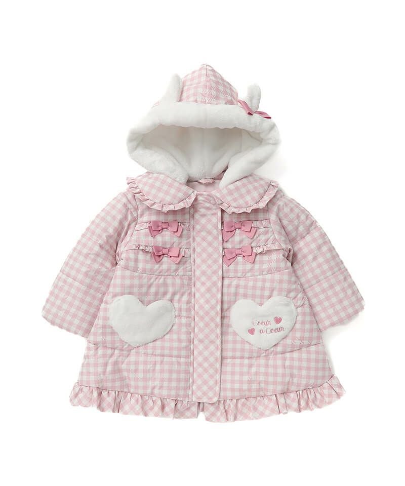 coeur a coeur うさみみ中綿ロングコート | キムラタンオンラインストア