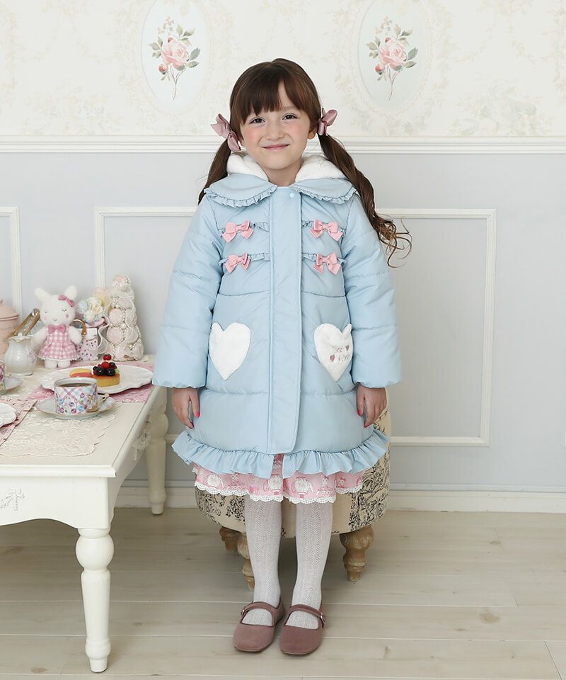 coeur a coeur うさみみ中綿ロングコート | キムラタンオンラインストア