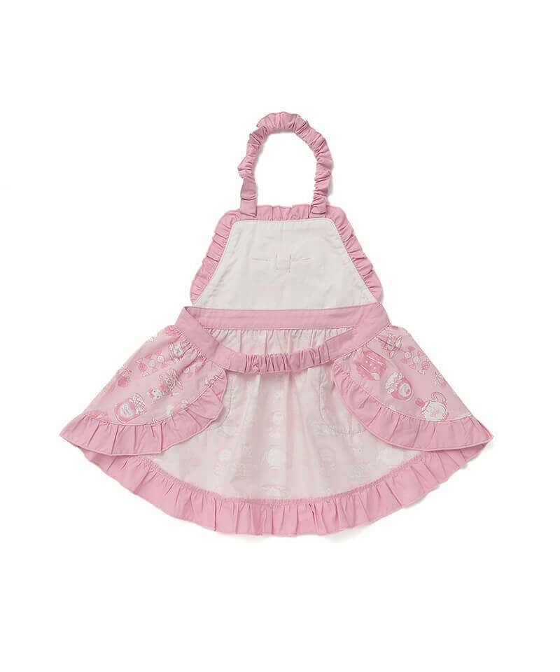 coeur a coeur ティータイムプリントフリルエプロン | キムラタン