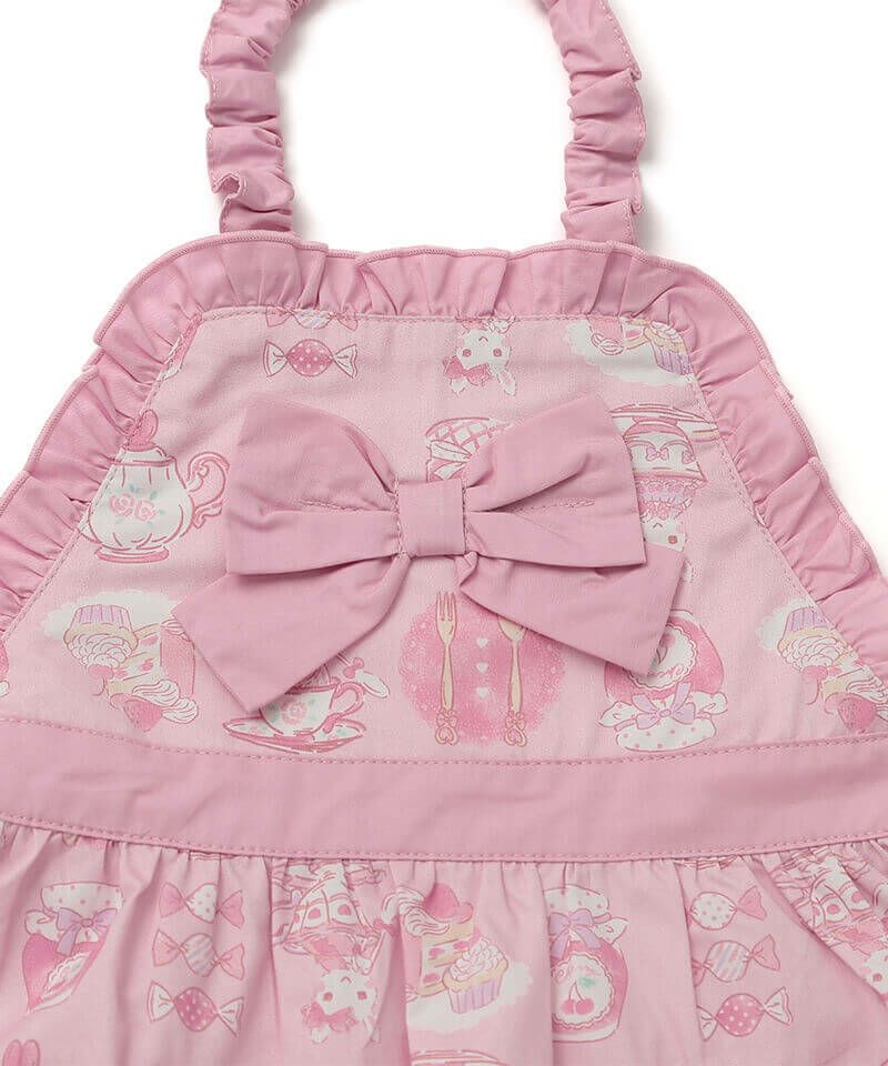 coeur a coeur ティータイムプリントフリルエプロン | キムラタン