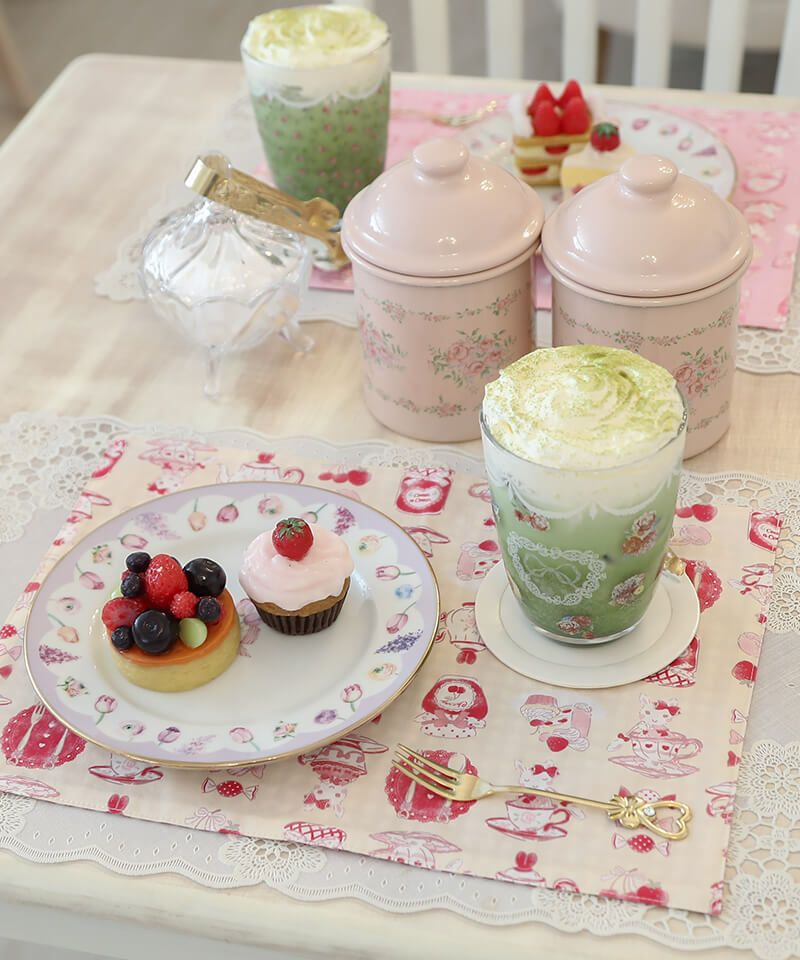 coeur a coeur ランチョンマット付き巾着 | キムラタンオンラインストア