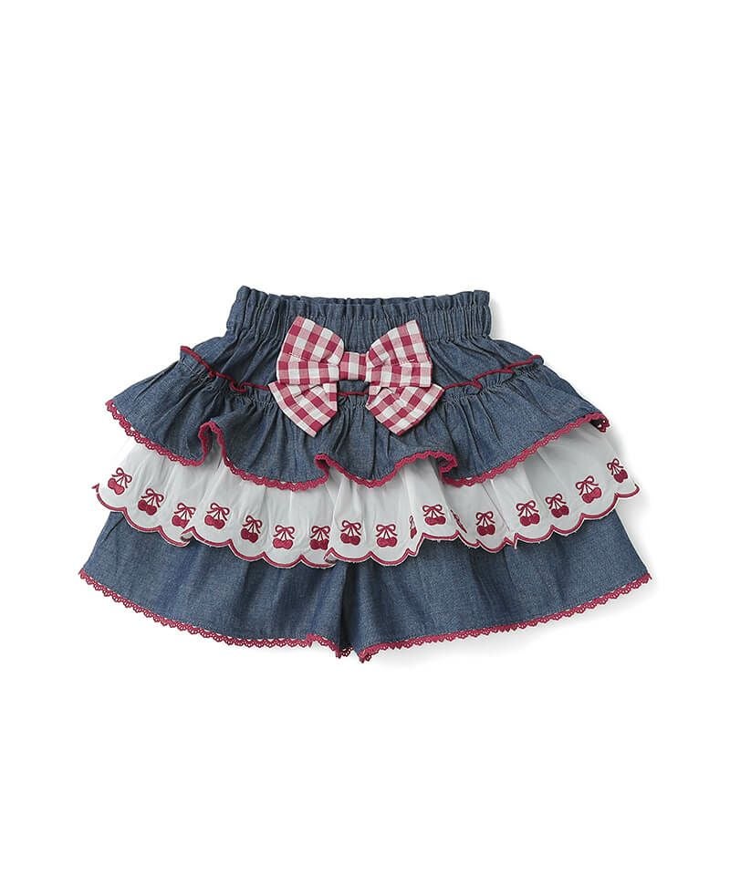 coeur a coeur チェリーレースフリルキュロット | キムラタン