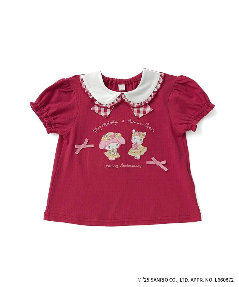 coeur a coeur マイメロディ 半袖Tシャツ | キムラタンオンラインストア