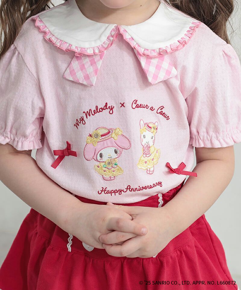 coeur a coeur マイメロディ 半袖Tシャツ | キムラタンオンラインストア