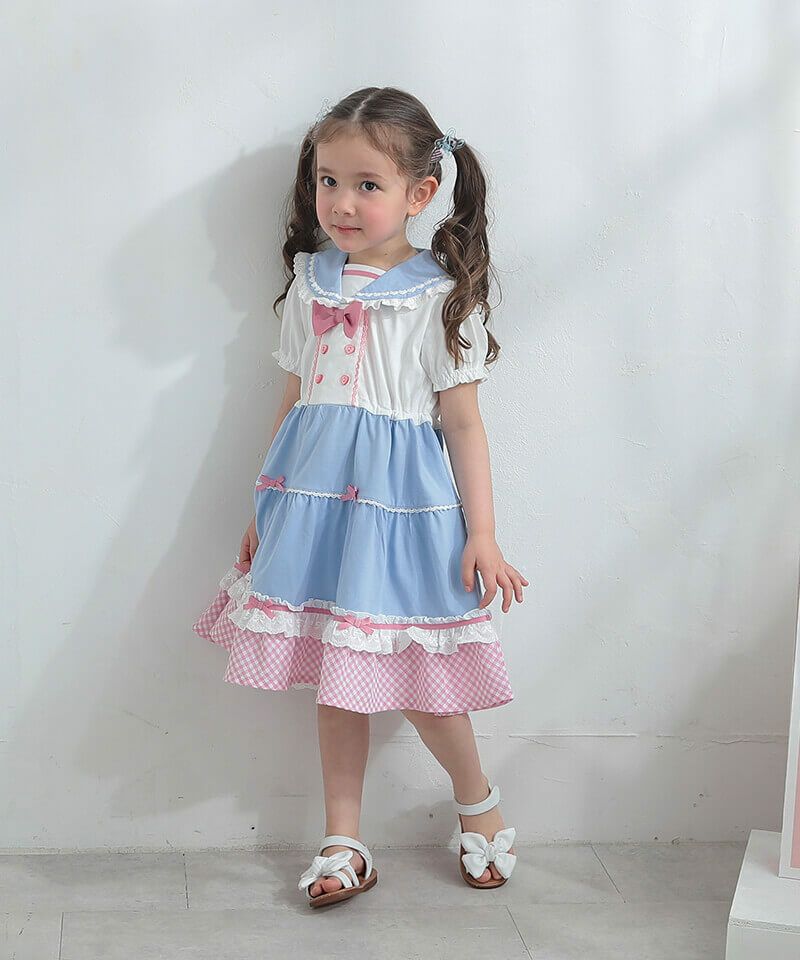 coeur a coeur うさみみセーラーワンピース | キムラタンオンラインストア