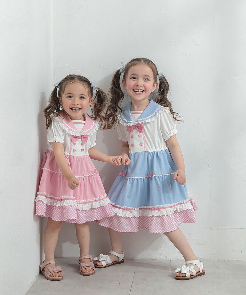 coeur a coeur うさみみセーラーワンピース | キムラタンオンラインストア