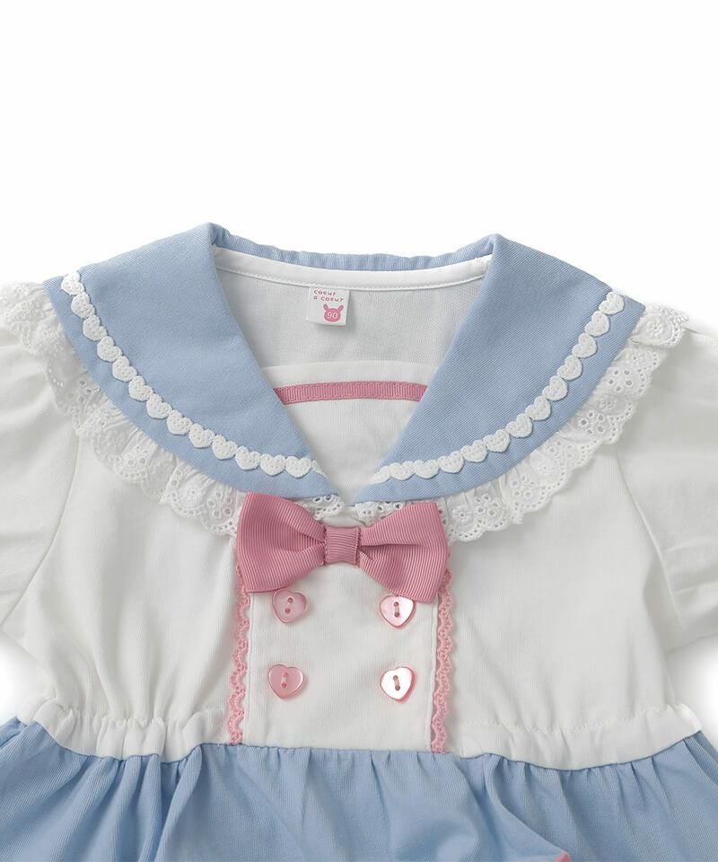 coeur a coeur うさみみセーラーワンピース | キムラタンオンラインストア