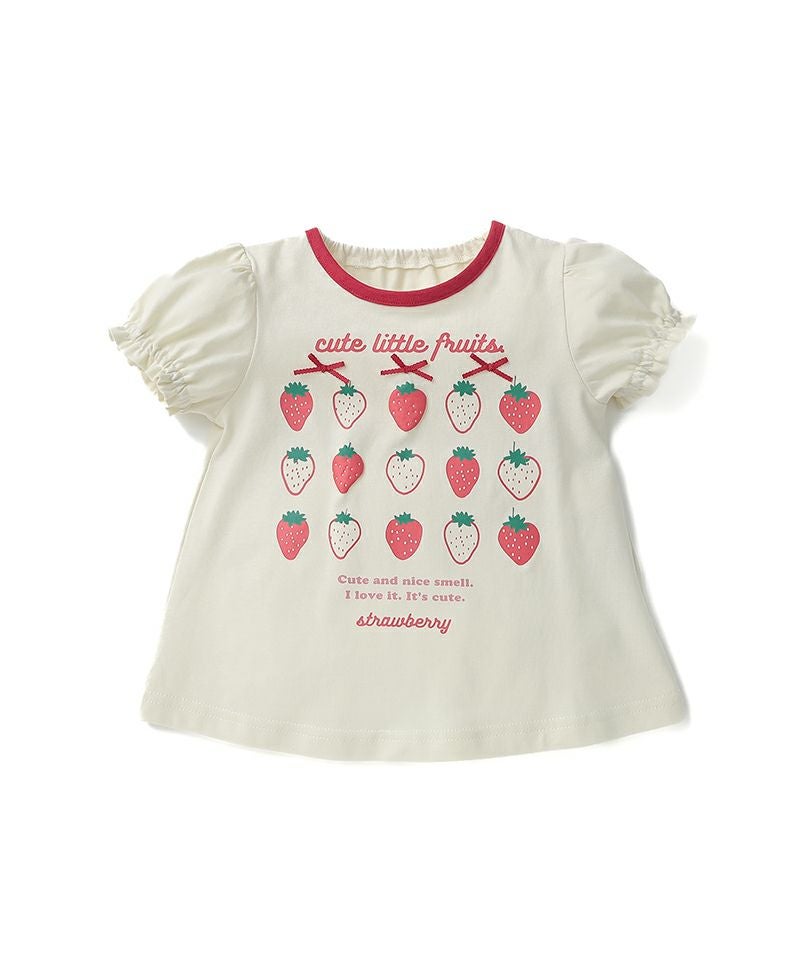 n.o.u.s いちごたくさん半袖Tシャツ | キムラタンオンラインストア