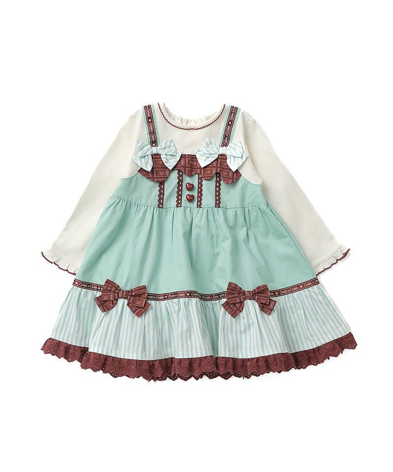 coeur a coeur チョコレートデザインドッキングワンピース