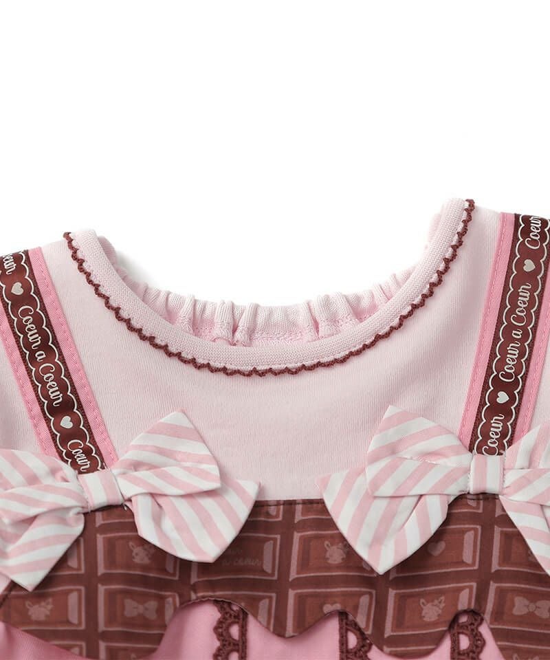 coeur a coeur チョコレートデザインドッキングワンピース