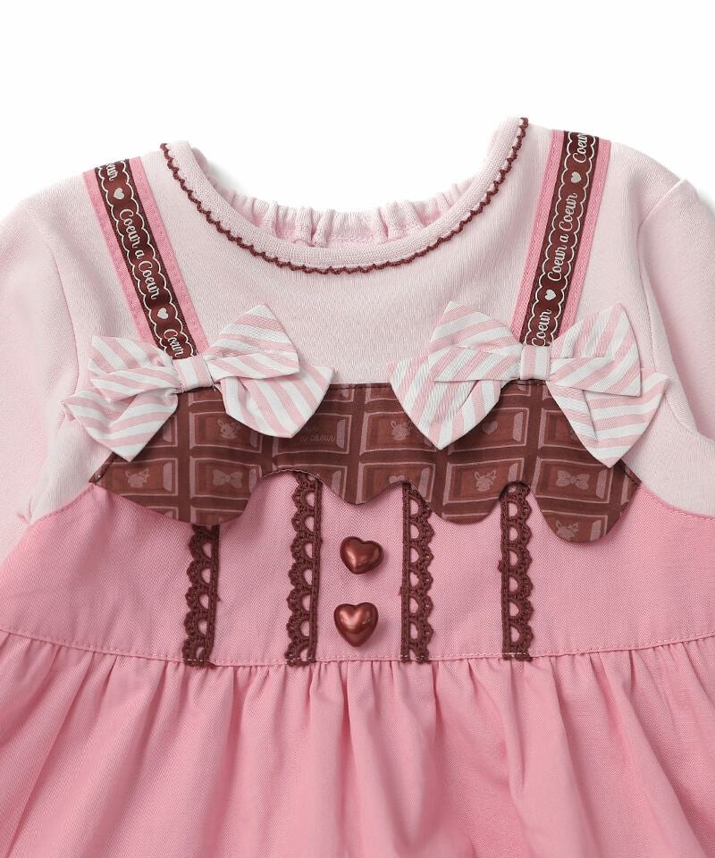 coeur a coeur チョコレートデザインドッキングワンピース