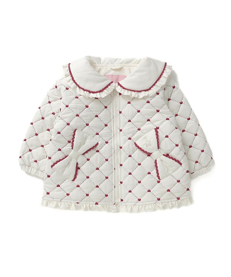 coeur a coeur ハート刺繍キルトジャケット | キムラタンオンラインストア
