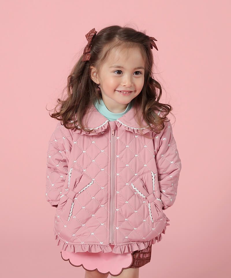 coeur a coeur ハート刺繍キルトジャケット | キムラタンオンラインストア