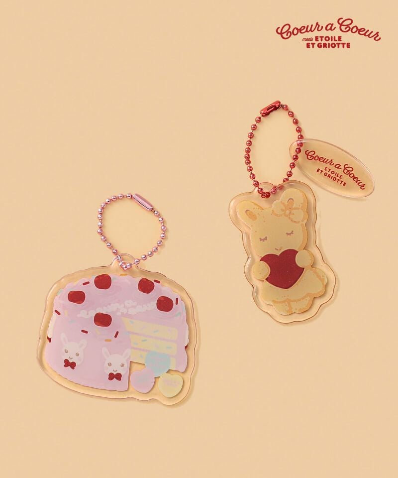 【Etoile et Griotte×coeur a coeur】アクリルキーホルダー