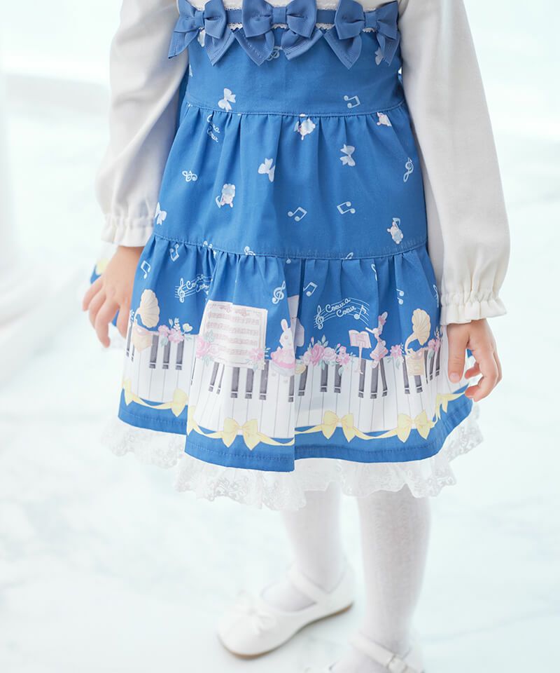 coeur a coeur メロディープリントドッキングワンピース | キムラタン