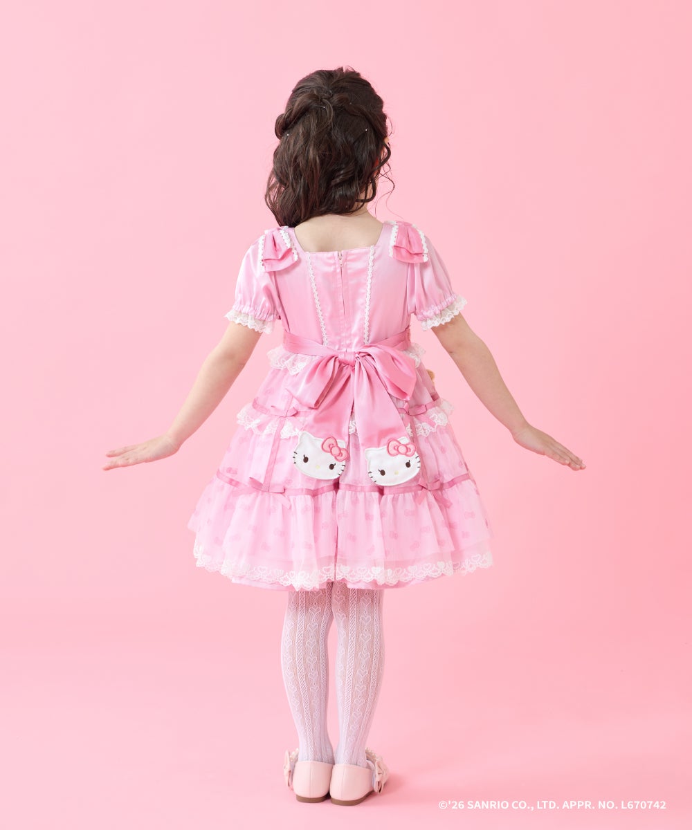 HELLO KITTY×coeur a coeur】ぬいぐるみキーホルダー付きドレス