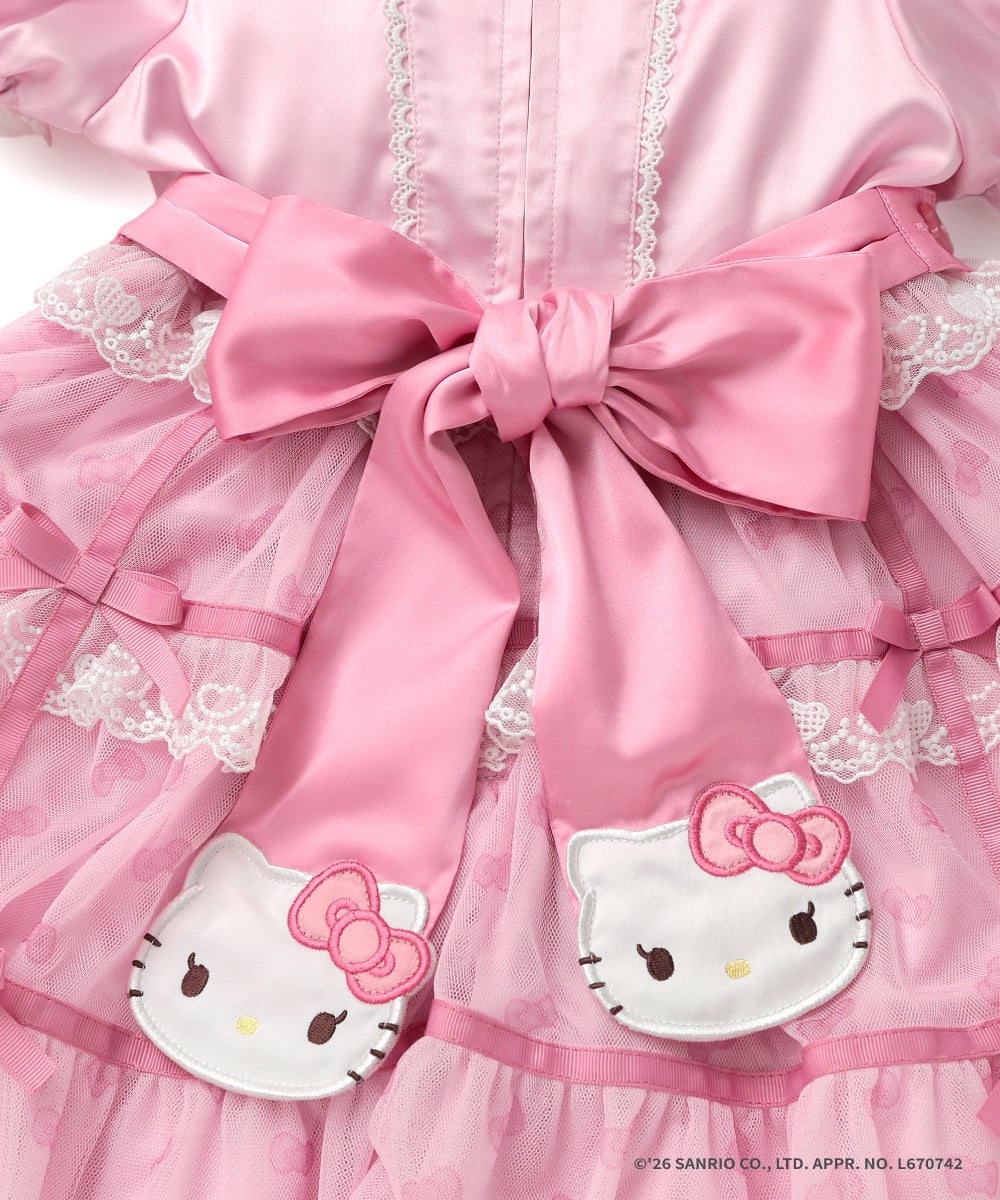 HELLO KITTY×coeur a coeur】ぬいぐるみキーホルダー付きドレス